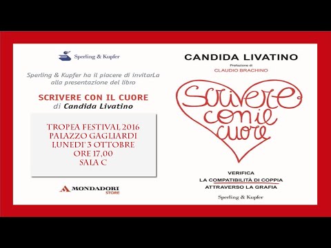 Tropea festival 2016 : il libro di Candida Livatino